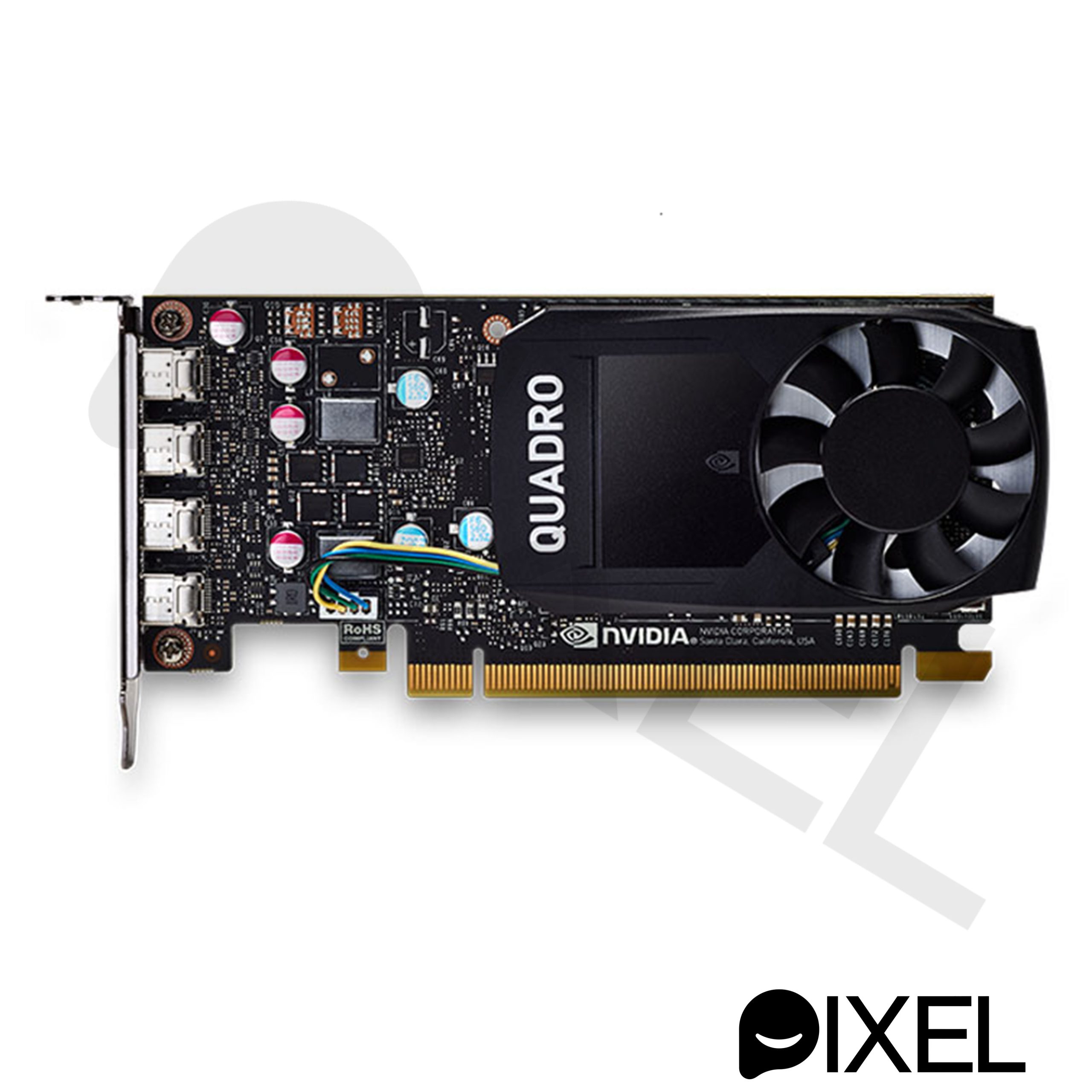 کارت گرافیک پی ان وای مدل NVIDIA Quadro P620 حافظه 2 گیگابایت GDDR5 استوک